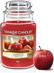 Yankee Candle Large Jar Scented Candle, Ciderhouse, Farmers’ Market Collection