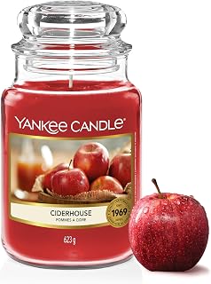 Yankee Candle Large Jar Scented Candle, Ciderhouse, Farmers’ Market Collection