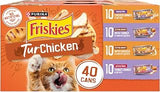 Purina Friskies TurChicken Cat Food Variety Pack, (40) 5.5 oz Cans