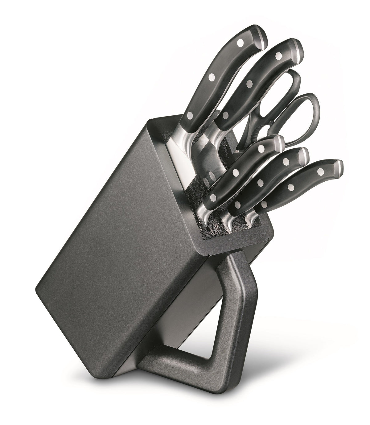 Grand Maître Knife Block by Victorinox – ys/m, Nylon, Black/Brown, Model 7.7243.6