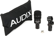 Hypercardioid Dynamic Instrument Microphone for Kick Drums by AUDIX – 1.50 x 1.50 x 4.00 Inches, Aluminum, Black