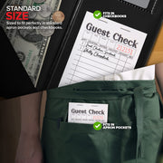 Stock Your Home 5 Pack / Green / 5 Guest Checks