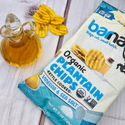 Barnana Sea Salt & Vinegar / 5 Ounce (Pack of 3) / Chips Dried Banana Chips