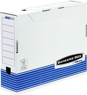 Bankers Box System 100 mm Wide Magazine File, A3 Size - Blue, Pack of 10
