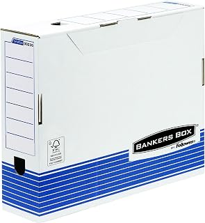 Bankers Box System 100 mm Wide Magazine File, A3 Size - Blue, Pack of 10