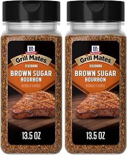 McCormick Grill Mates Brown Sugar Bourbon Seasoning, 13.5 oz (Pack of 2)