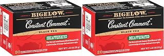 Bigelow Tea Bigelow Decaffeinated Constant Comment Black Tea Bags, 20 Count Box (Pack of 12) Decaf Black Tea, 120 Tea Bags Total