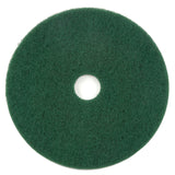 20" Green Scrubbing Pad by Global Industrial – 5 Count (Pack of 1), Green, Model 400320