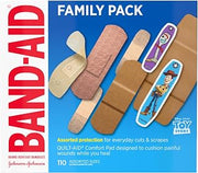 BAND-AID Brand Adhesive Bandages Family Pack, Assorted Sizes, 110 Count