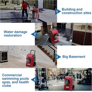ALORAIR Red and Grey / Storm Elite / 270.0 pints Dehumidifiers