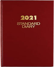 AT-A-GLANCE Standard Diary, Recycled Daily Diary, Red, 2012 (SD374-13)