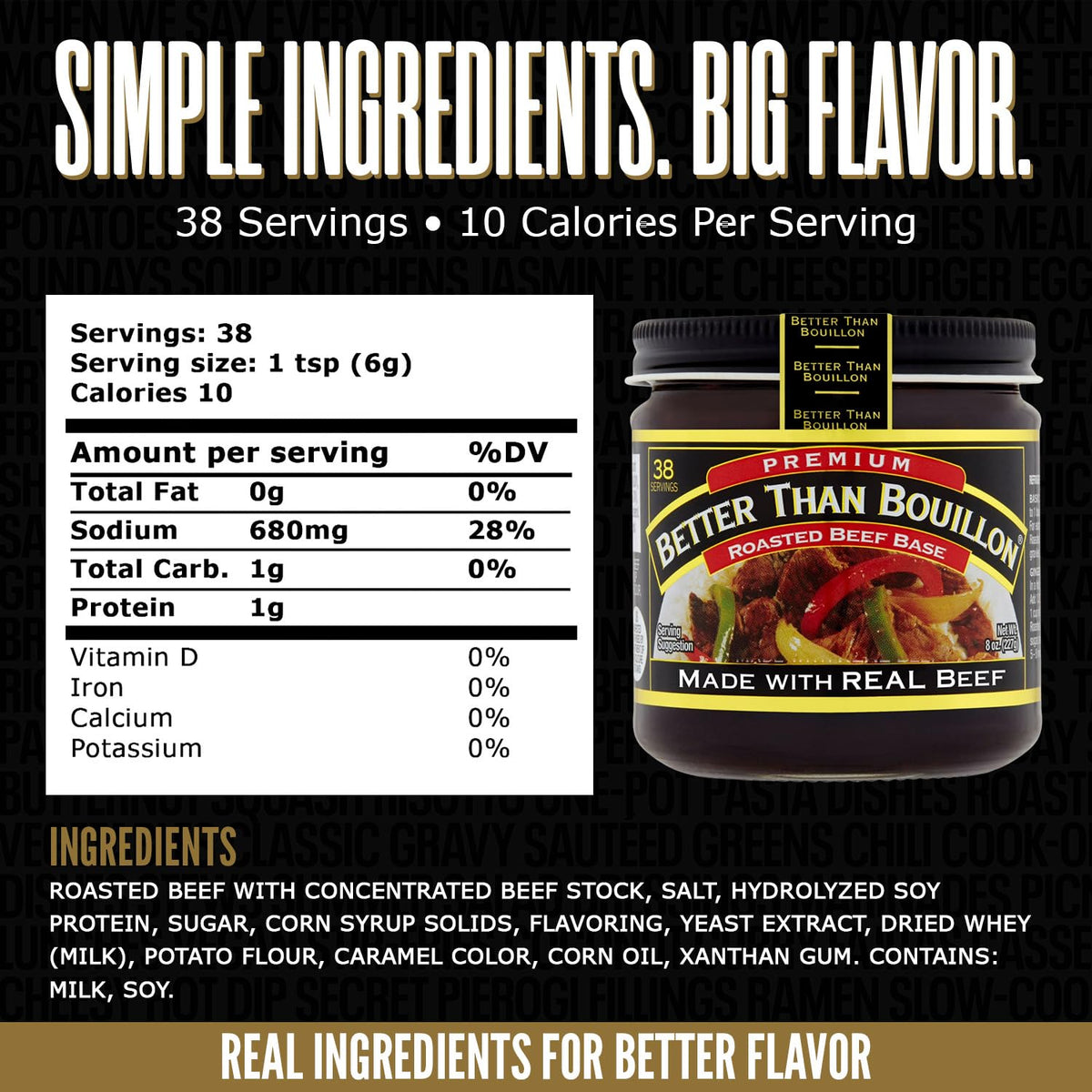 Premium Roasted Beef Base by Better Than Bouillon – 8 Ounce (Pack of 1), Model B79018