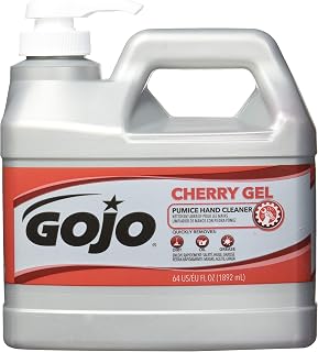 GOJO 2356-04 Cherry Gel Pumice Hand Cleaner, 0.5-gallon