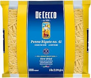 De Cecco Semolina Pasta, Penne Rigate No.41, 5 Pound (Pack of 4)
