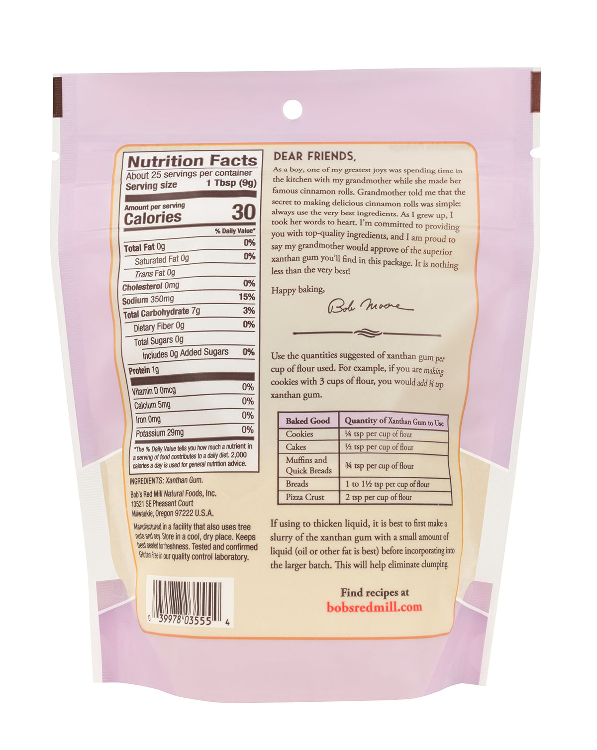 Xanthan Gum by Bob's Red Mill – 8 Ounce (Pack of 5), Pack of 5, Model P101460