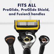 Gillette 1 Count (Pack of 2) / Handle + 1 Refill / Black Cartridge Razors