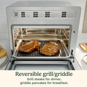 15-in-1 Extra-Large Digital Air Fryer Oven with 9"x13" 2-in-1 Pan by Cuisinart – 18.6"(L) x 15.0"(W) x 16.25"(H), 0.9 cubic_feet, Stainless Steel, Model TOA-112