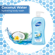 Body Wash Coconut Water & Spring Water Scents 32 fl oz (2-Pack) by Dial – Pack of 2