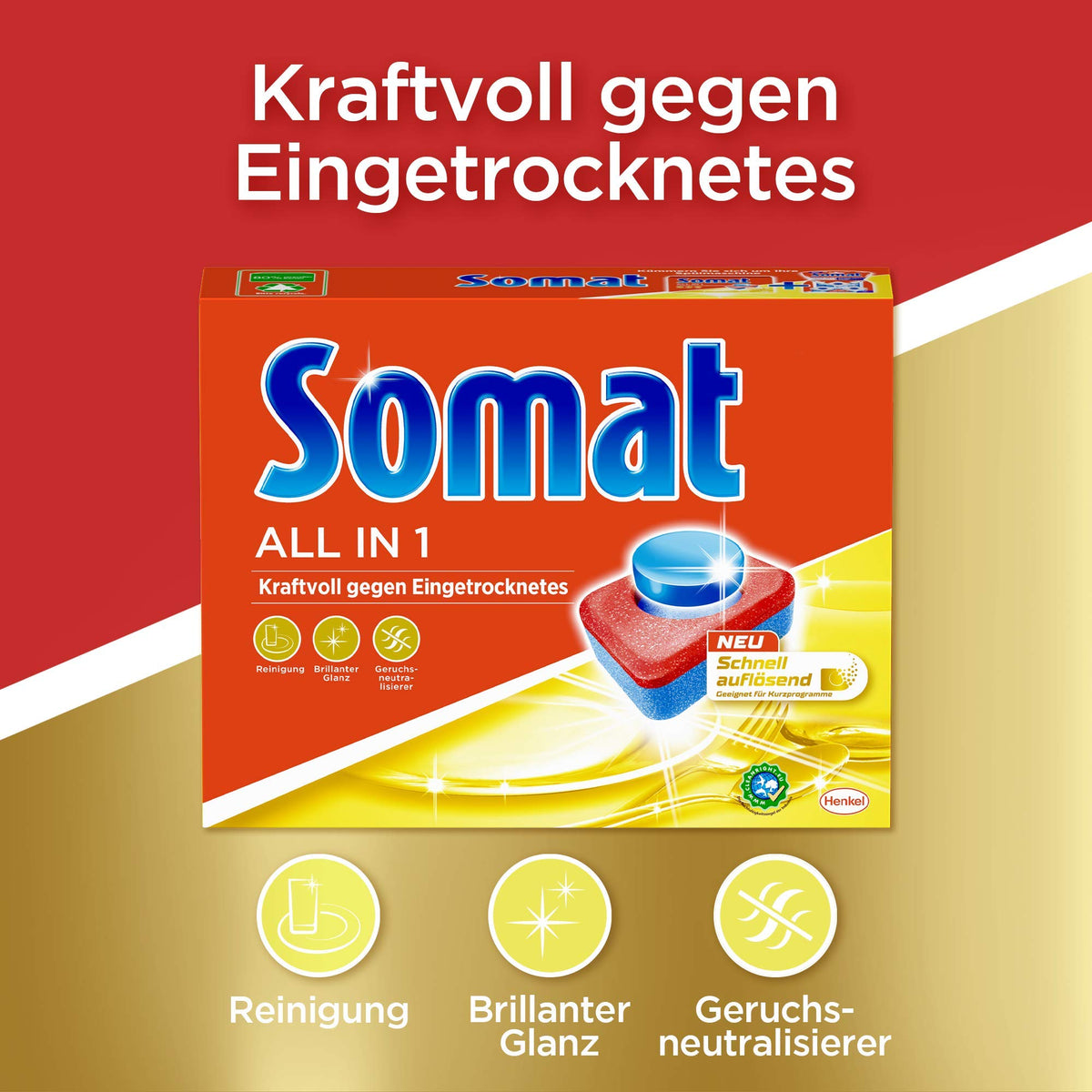All in 1 Tabs 57x by Somat – 57 Count (Pack of 1), Model S7S57_Einheit