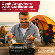 Chef Master Stove Only / Black / 1 Camping Stoves