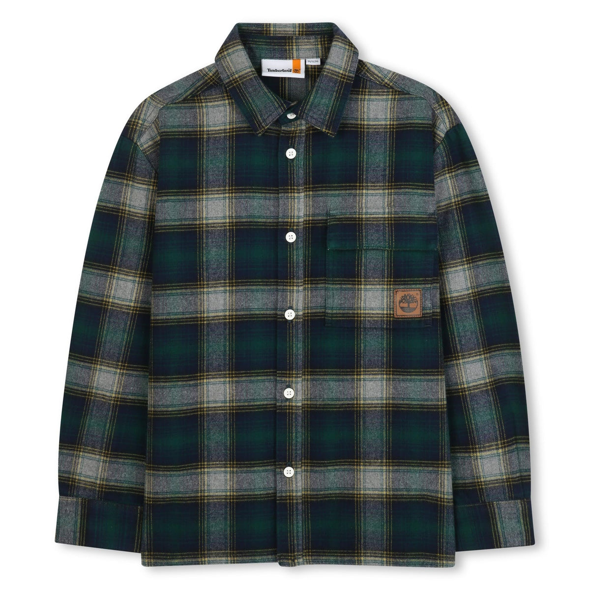 Boys Shirt by Timberland – Dark Green, Model T60577/672