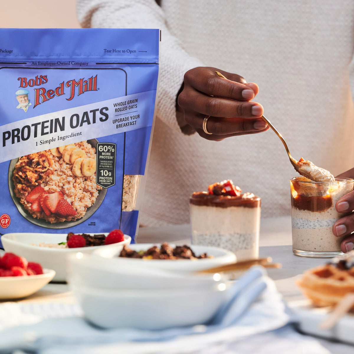 Bob's Red Mill Protein Oats / 32 Ounce (Pack of 1) / No Color Oatmeal