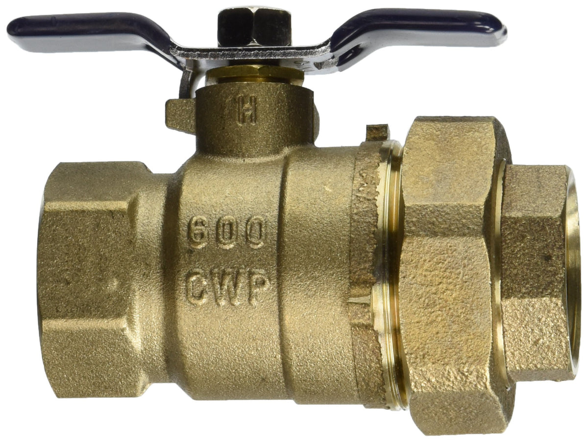 781-289LL Ball Valve with Union by Febco – 1 Inch, Plastic, Bronze, Model 5050666