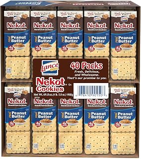 Lance Nekot Peanut Butter Cookies, 69.8 Ounce