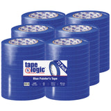 (72 Pack Blue Painter's Tape by Tape Logic – 1/2 Inch x 60 yds., Blue, Pack of 72, Model TLT9333000