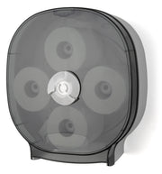 4-Roll Carousel Tissue Dispenser by Palmer Fixture – 1 PACK, Plastic, Dark Translucent, Model RD0044-01