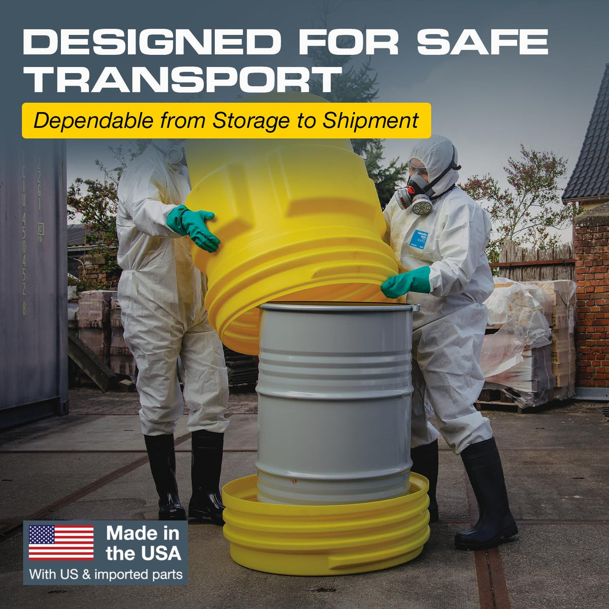 Eagle 95 Gallon / Yellow / Compact Hazardous Storage Equipment