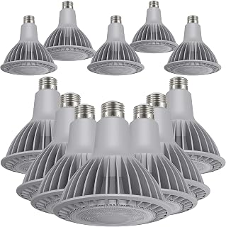 Satco (12 Pack Part Number S22250, Efficiently 33 Watt PAR38 High Lumen LED; 2700K; Medium Base; 120 Volt, True Color Rendering, Applications Include Bedroom, Kitchen, Living Areas, and Offices