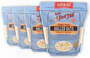 Bob's Red Mill Gluten Free Extra Thick Rolled Oats, 32-ounce (Pack of 4)