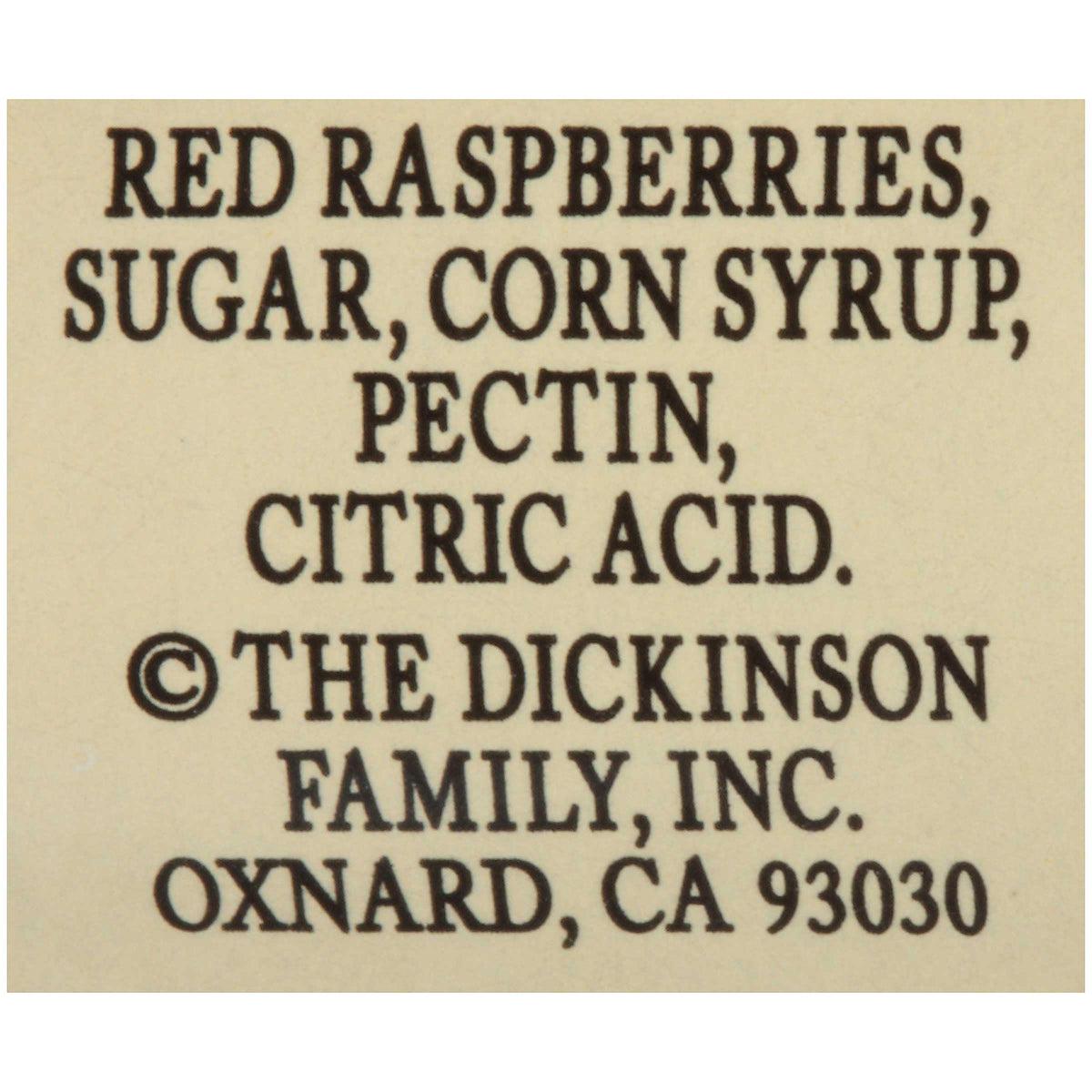 Red Raspberry Preserves by Dickinson – Pack of 72, Model 5150003887