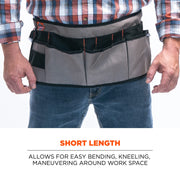Arsenal 5707 Tool Work Waist Apron by Ergodyne – Waist, Cotton, Gray, Model 13698