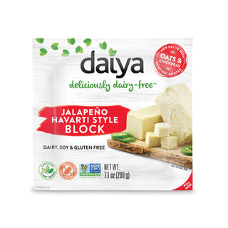 Jalapeño Havarti Cheese Alternative by Daiya – 7.1 Ounce (Pack of 8), Jalapeno Havarti, Pack of 8