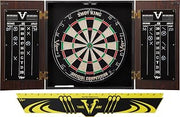 Viper by GLD Products Stadium Cabinet & Shot King Sisal/Bristle Dartboard Play-Ready Bundle