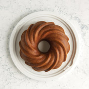 Formed Swirl Bundt with Keeper by Nordic Ware – 10 Cup, 10.0 cups, Aluminum, Twilight Blue with Keeper, Model 52022AMZM