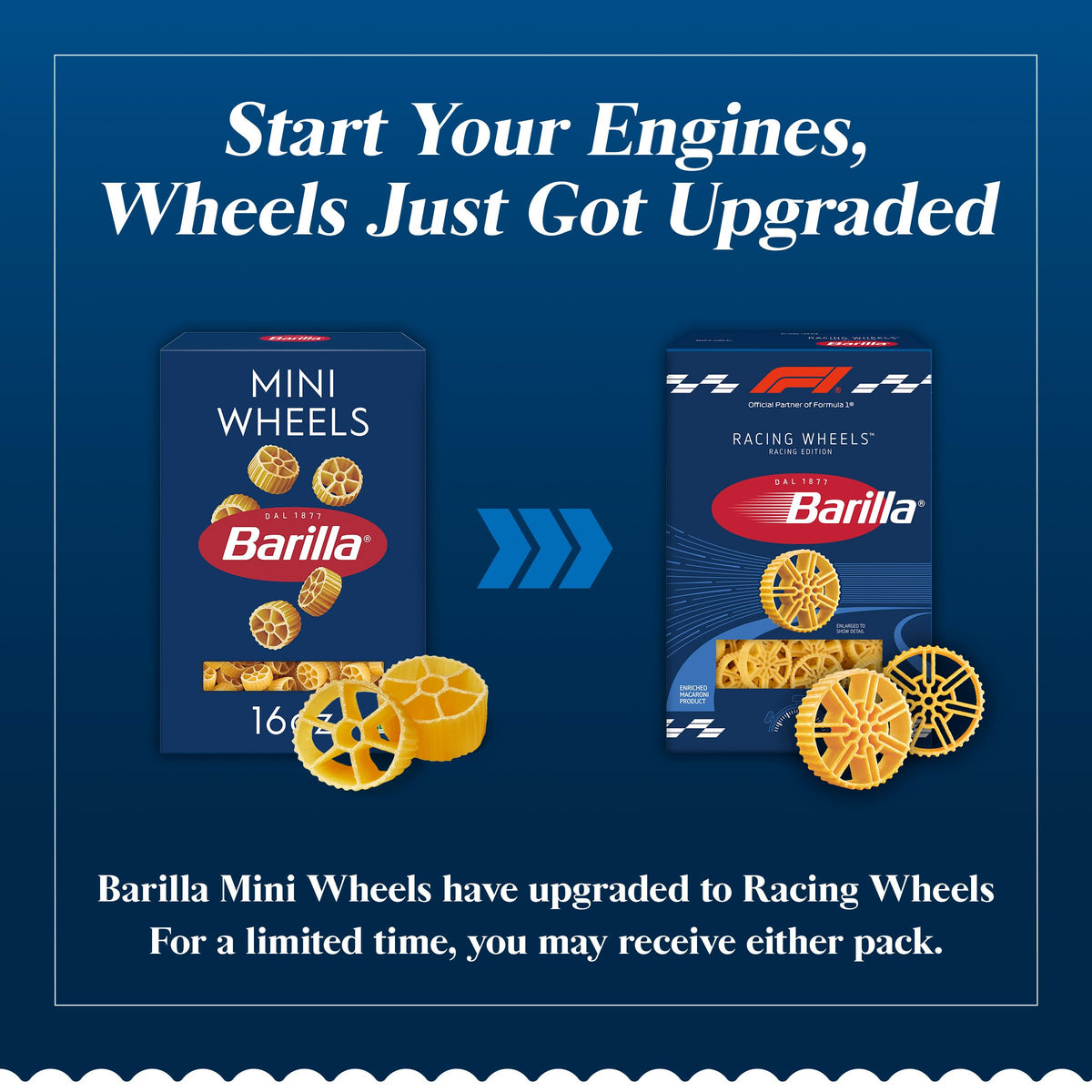 Racing Wheels Pasta by Barilla – 16 Ounce (Pack of 12), Pack of 12, Model SPPPOA039317