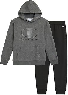 Champion Boys Jogger Set Fleece Hoodie and Sweatpants Tracksuit