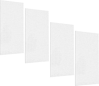 Triton Products HDW-4 High Density Fiberboard Pegboards, 24" x 48" x1/4", White (Set of 4)