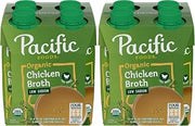 Pacific Foods Organic Broth Chicken Low Sodium, 8 Ounce, 8 Pack