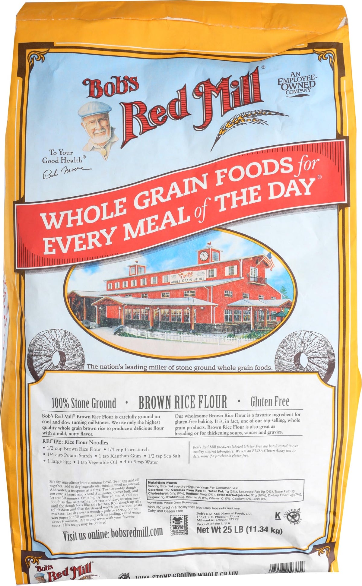 Bulk Rice Flour by Bob's Red Mill – 400 Ounce (Pack of 1), Model 0039978103154