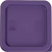 Winco Purple Square Food Storage Cover | Quick identification, Secure seal, Professional storage, Great for Food Protection, Storage, Serving and Foodservice