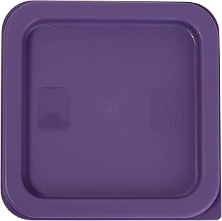 Winco Purple Square Food Storage Cover | Quick identification, Secure seal, Professional storage, Great for Food Protection, Storage, Serving and Foodservice