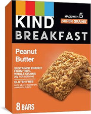 KIND Breakfast Bars, Peanut Butter, Healthy Snacks, Gluten Free, 32 Count