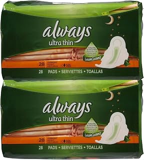 Always Ultra Maxi Pads, Overnight, Flexi-Wings, 28-pack