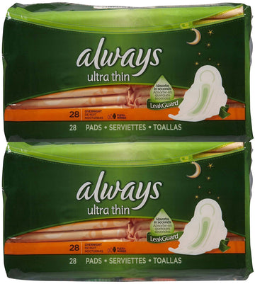 Ultra Maxi Pads by Always – 28 EA, gel, Model 3700030662