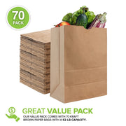 Stock Your Home 70 Count / Brown / 52.0 pounds Bags