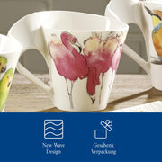 Mug 0.35l by Villeroy & Boch – 10.1 Ounces, 0.3 liters, Porcelain, White, Model 10-4155-9100